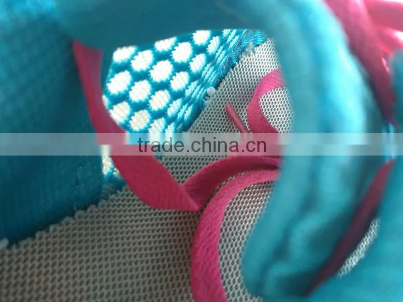 new colourful charming design ladies sport shoes with net