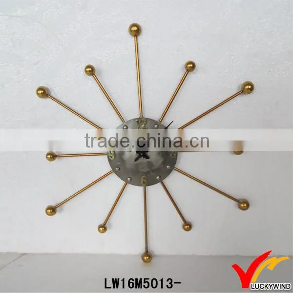 Handcraft Vintage Decorative Sun Shaped Wall Clock