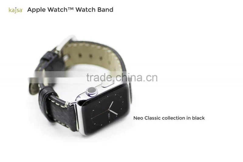 Original kajsa Neo Classic Collection Genuine Leather Watch Band Wrist Strap For 42MM Apple Watch MT-3967