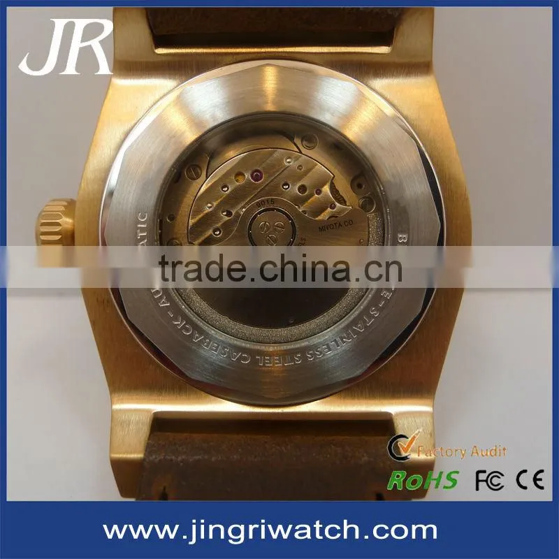 antique color Cusn8 bronze watch 10-30ATM ,custom design Cusn8 bronze watch
