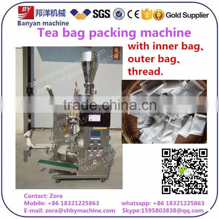 Automatic Plastic bag Tea pouch making packing machine Shanghai manufacturer