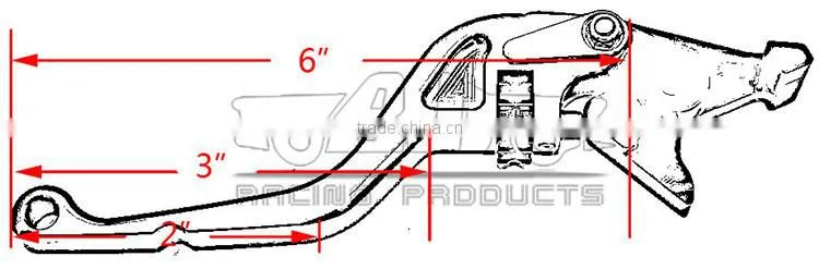 BJ-LS-010 For Yamaha YZF R25 2014-2015 Aftermarket CNC Aluminum Short Sportbike Adjustable Clutch Brake Lever