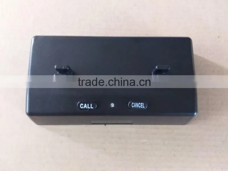 Restaurant Waiter Service Call Buzzer System With Menu Holder Equipment CE Passed 433.92MHZ
