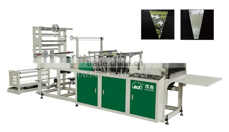 Japan Servo Motor Control Plastic Bag Making Machine for flower bag