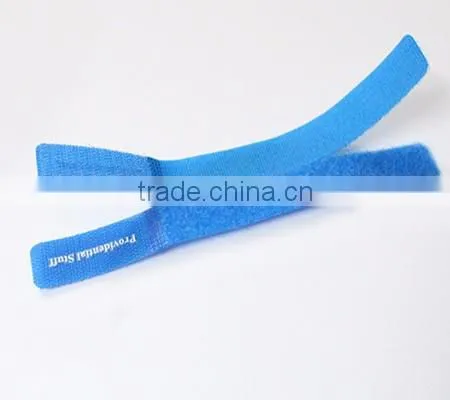 Nylon Printed electric back to back magic tape Hook and Loop cable tie