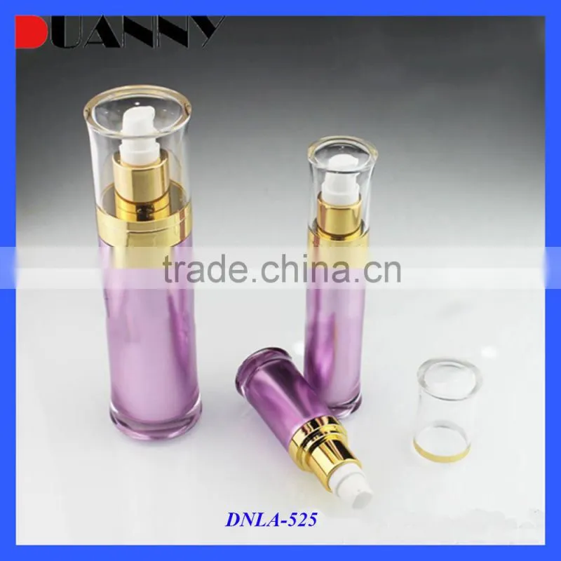 Purple Empty Acrylic Lotion Bottle Packaging,Purple Acrylic Lotion Bottle
