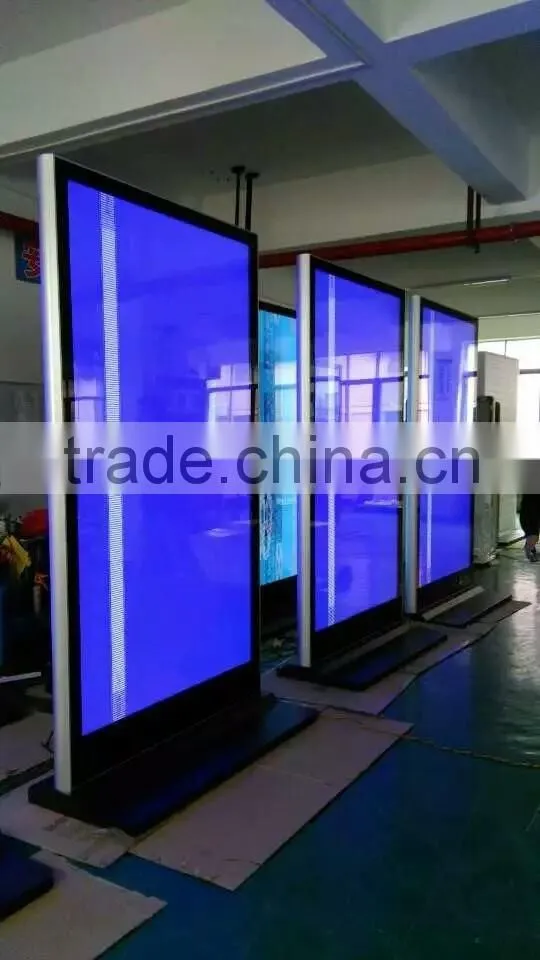 98 inch indoor floor stand digital signage LCD advertising player