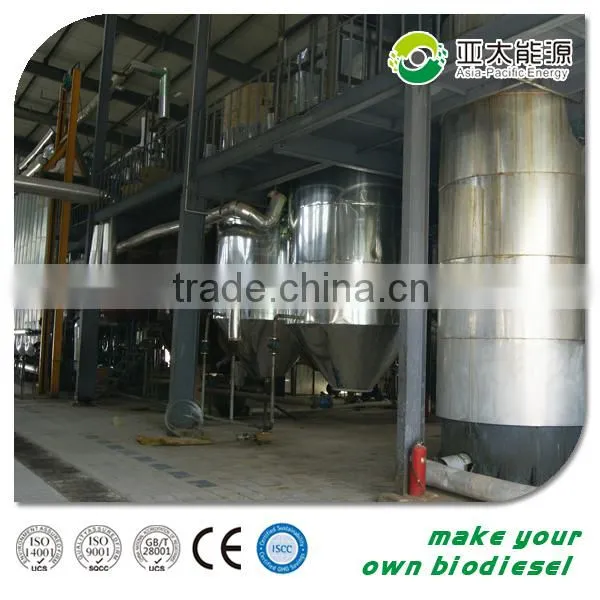 Automatic control crude glycerine biodiesel production machine for sale