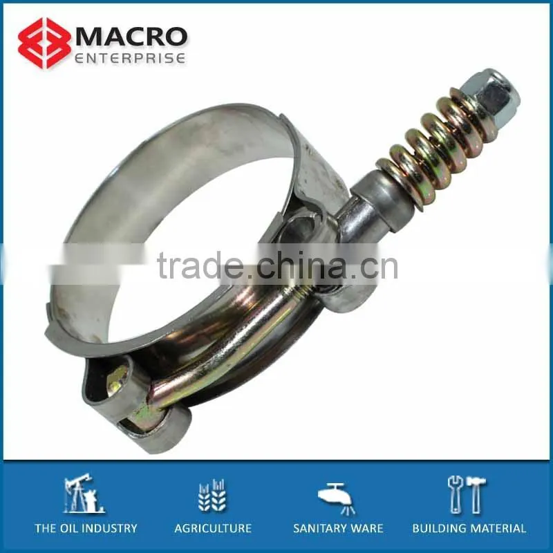 T bolt Spring Hose Clamps , round spring clamps