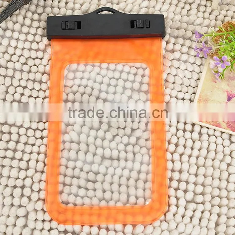 Outdoor swim drift PVC cellphone waterproof bag