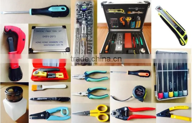 Customize Fiber Optic Tool Kit Tools HSV-201 For FTTH Network