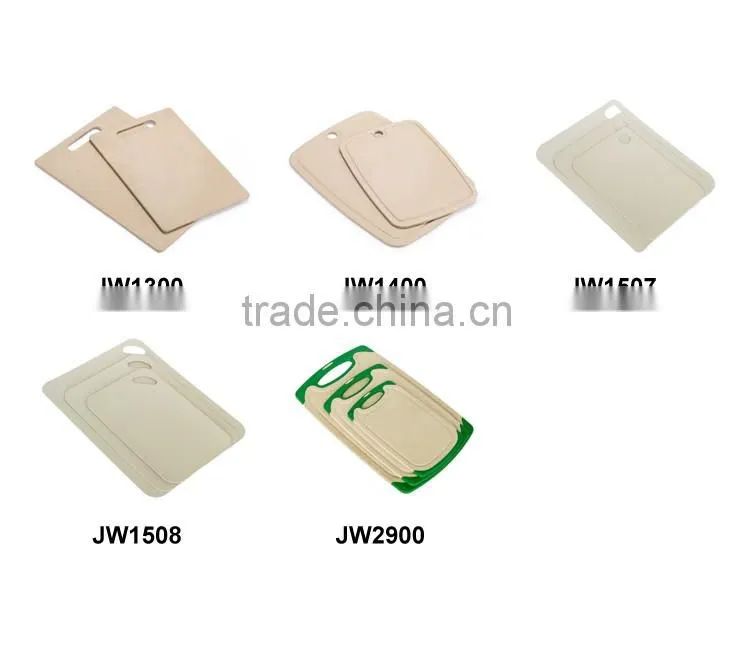 2016 new design eco friendly natural cutting board set