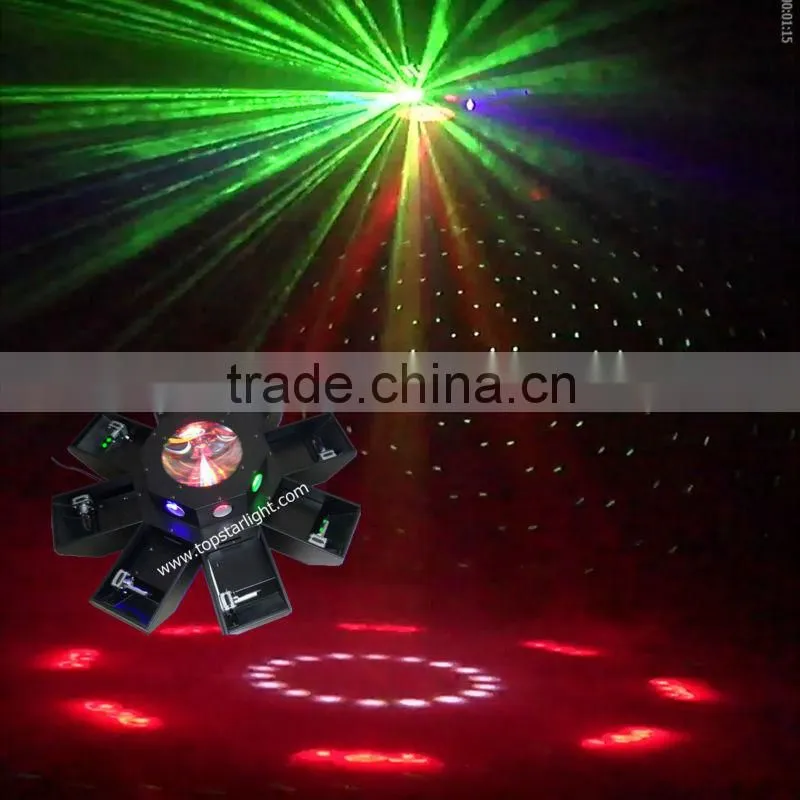 Combined led&laser octopus/green laser light