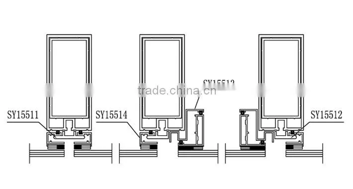 ISO9001 standard high quality aluminum profile construction companies