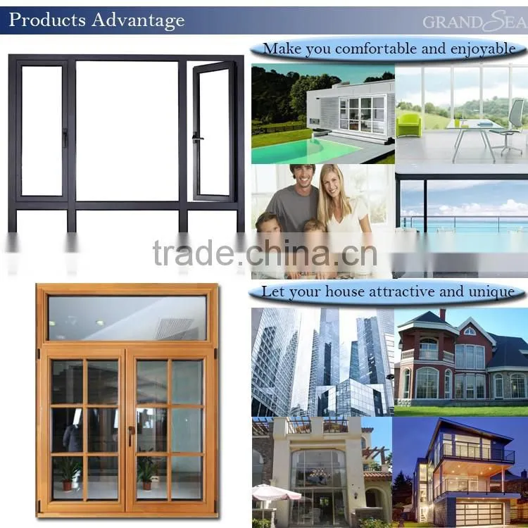 Guangzhou modern used bronze anodized aluminum windows