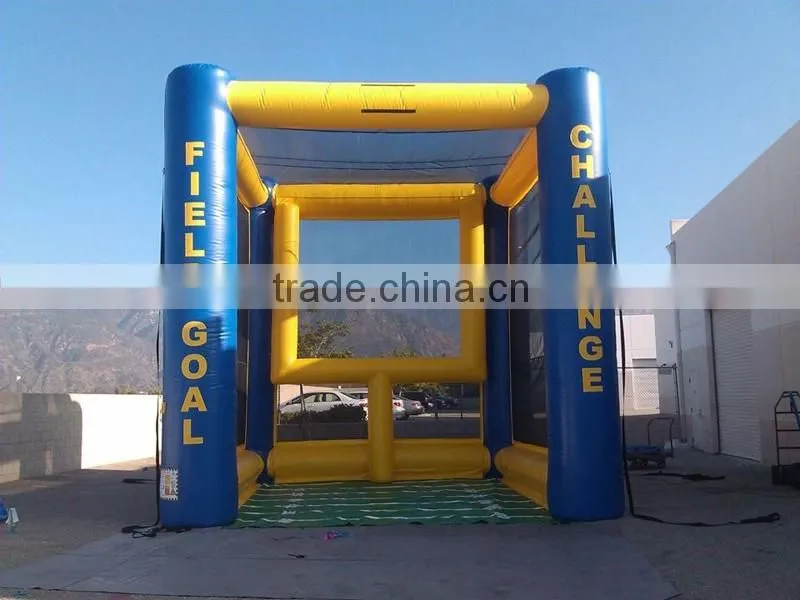 Football field goal kick inflatable sport games for sale