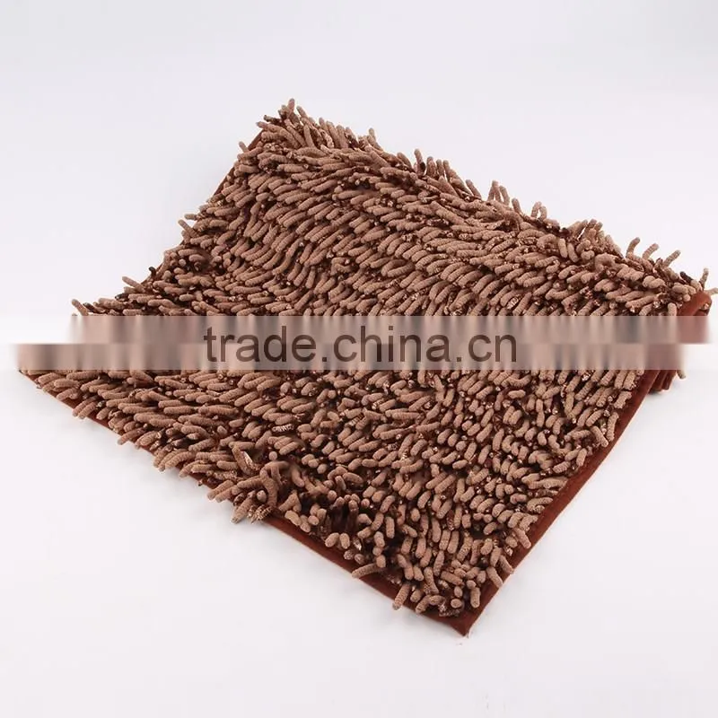 memory foam dirt absorbent microfiber chenille outdoor carpet design