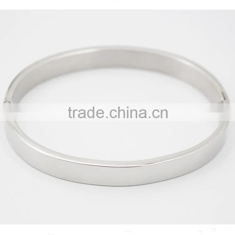 Wave Shaped Women Stainless Steel Sandblasted Bangle Bracelet