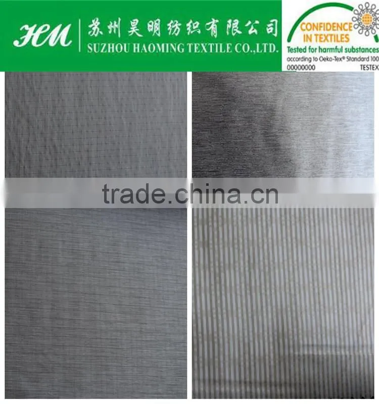 380t Nylon polyester stripe interwoven fabric