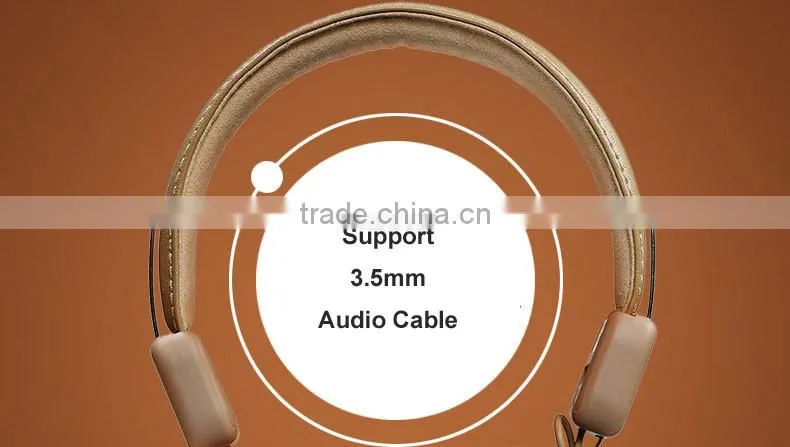 High-End Stylish Foldable Ti Alloy Earphone Stereo Bluetooth Headphone with Ergonomic Design Model HSM4