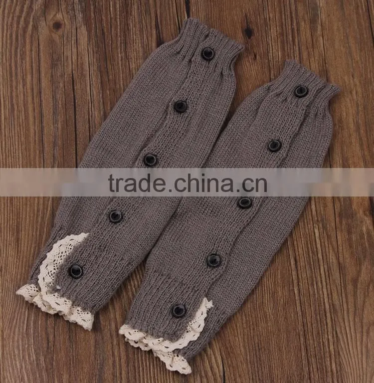 2015 Wholesale Acrylic Crochet Baby Girl Leg Warmers Knitting Leg Warmers For Kid