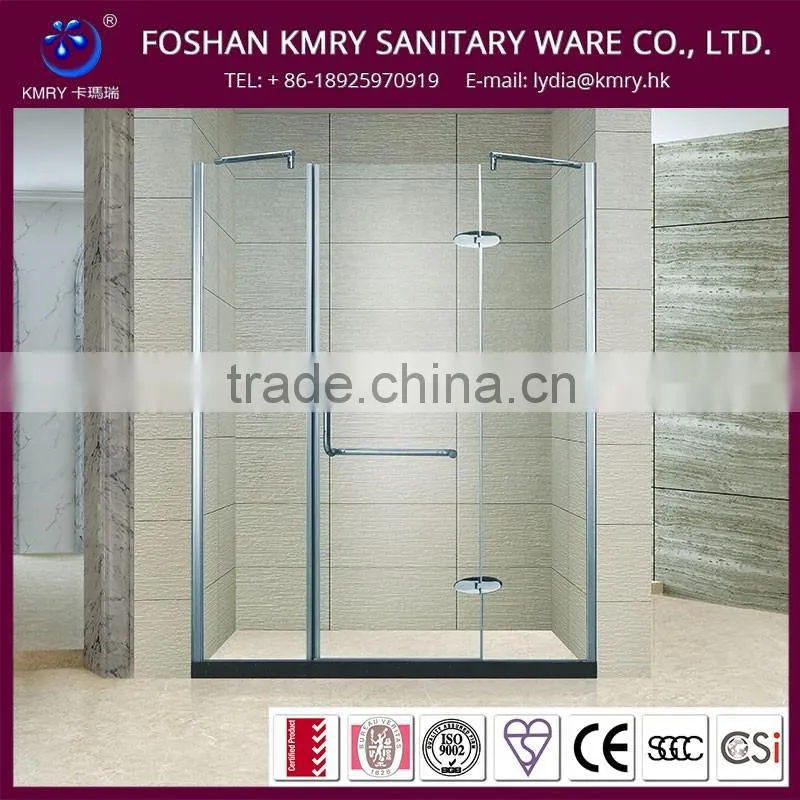 Aluminum Profile Frameless Hinged Shower Screens(KD3003)