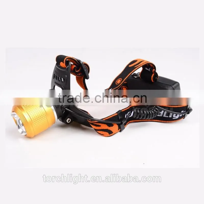 Super Power ultra bright led headlamp high quality fishing head light zoomable led fish lamps miner