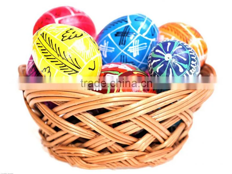 Customized Colorful Painted Palstic Easter Egg Candy Can Be hid In