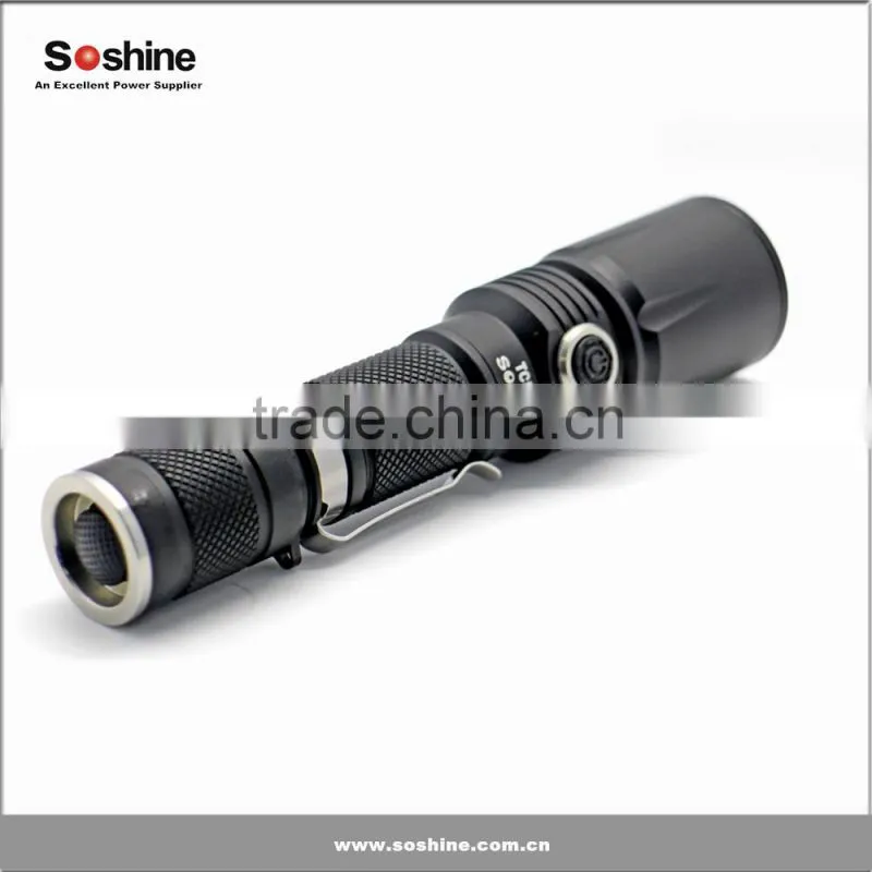 2016 new Soshine TC5CS LED 960 lumens White Control Tactical led 18650 rechargeable Flashlight