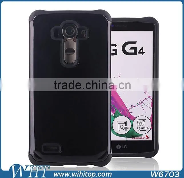 2 in 1 Hybrid Dustproof Shockproof Mobile Phone Case for LG G4 Hot Sale Case