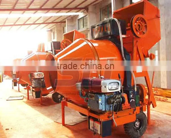 Sincola Manufacturer Concrete Mixer With Diesel Engine