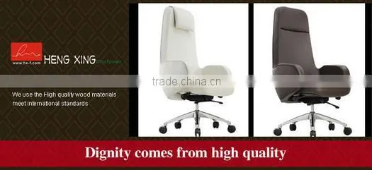 Red leather executive chair with low back HX-K026B