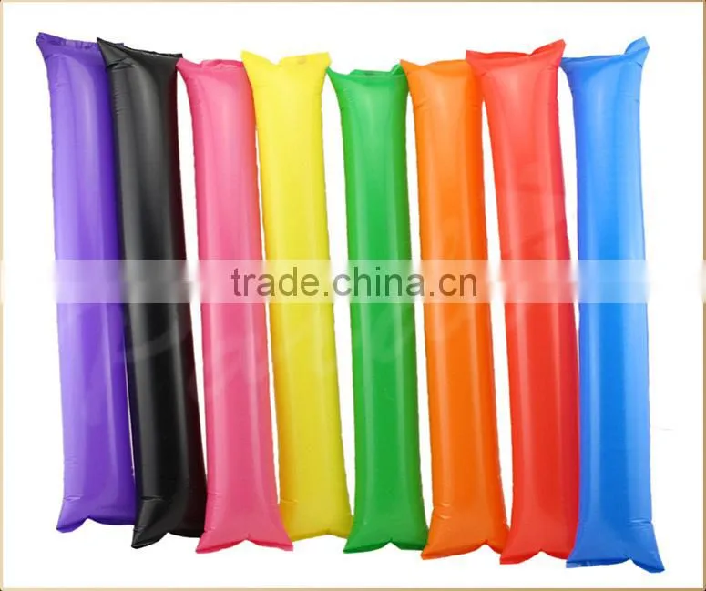 Sport event bang bang sticks,plastic inflatable cheering sticks