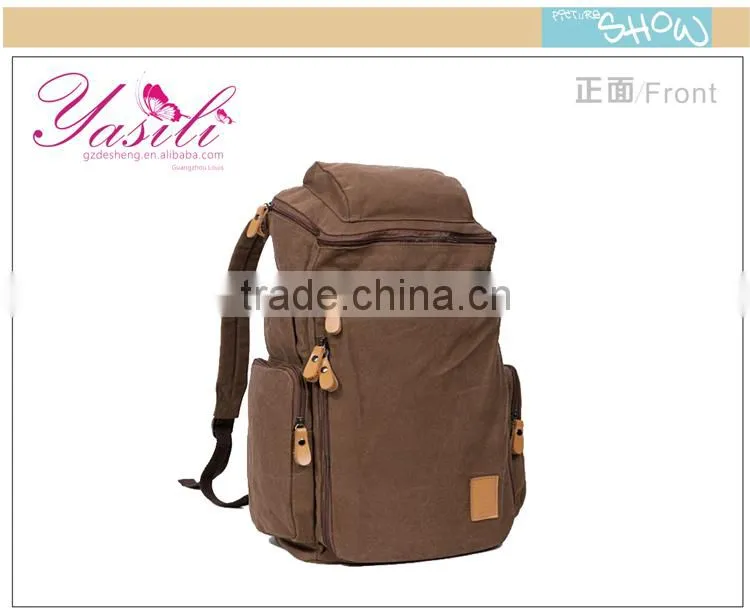 outdoor adventure backpack,functional backpacks cheap and beautiful,Teenagers Leisure Canvas Backpack
