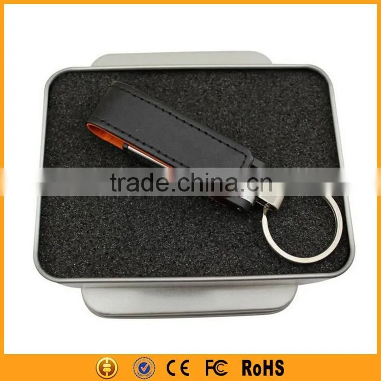 Top-grade Real Capacity Fashion Leather usb pen drive wholesale