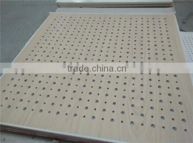 big &small round cross hole perforated gypsum board tile