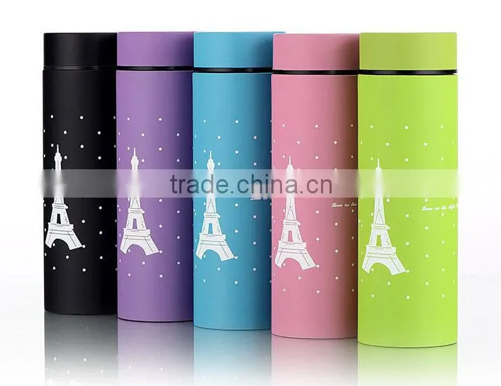 304 stainless steel vacuum bottle with five colors