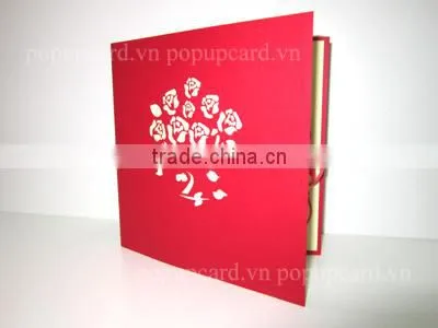 Halloween day pop up card