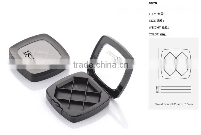 2015 high quality 9 color empty eye shadow container