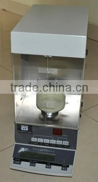 Digital surface tension test