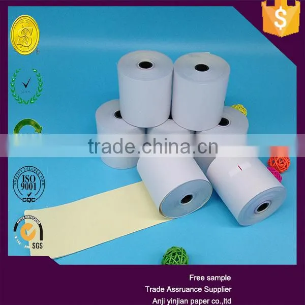2015 popular factory for 2 ply carbonless paper manufacturers price carbonless copy paper rolls