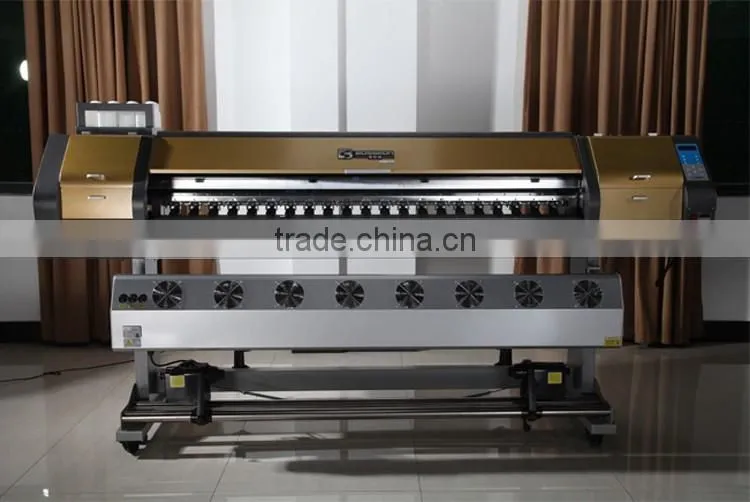 large format 1.8 m eco solvent digital solvent printer