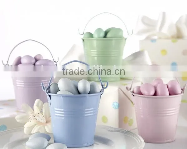 Fuchsia High Quality Mini Tin Pail Favors