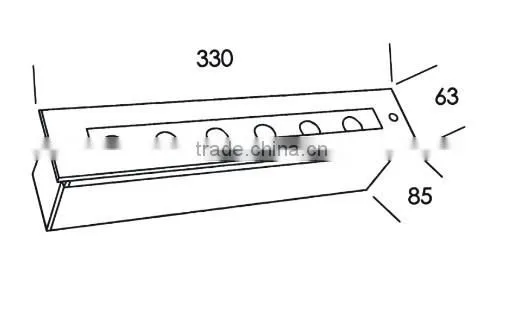2016 newest linear shape stainless steel 4000k IP68 led underwater light