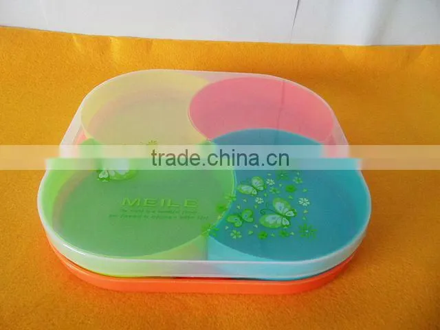 Lovely Plastic Compartment Fruit Tray
