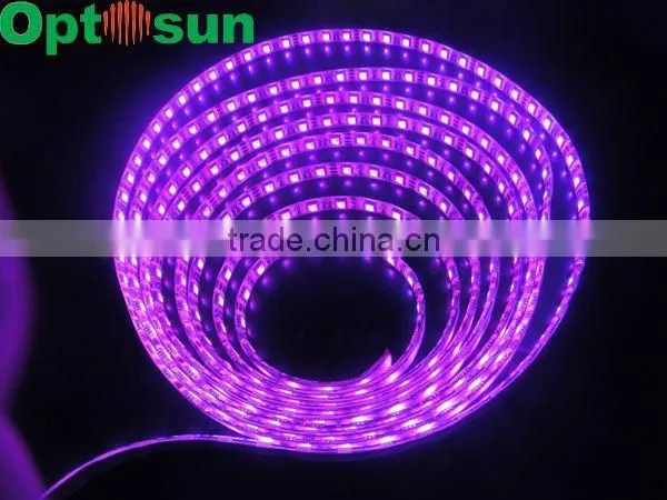 waterproof 5050 led strip 300 leds rgb kit(5m/reel strip with 44keys remote controller and 84w power supply)