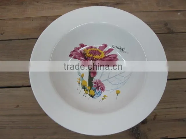 Wide-edge Ceramic Soup / Salad Bowl