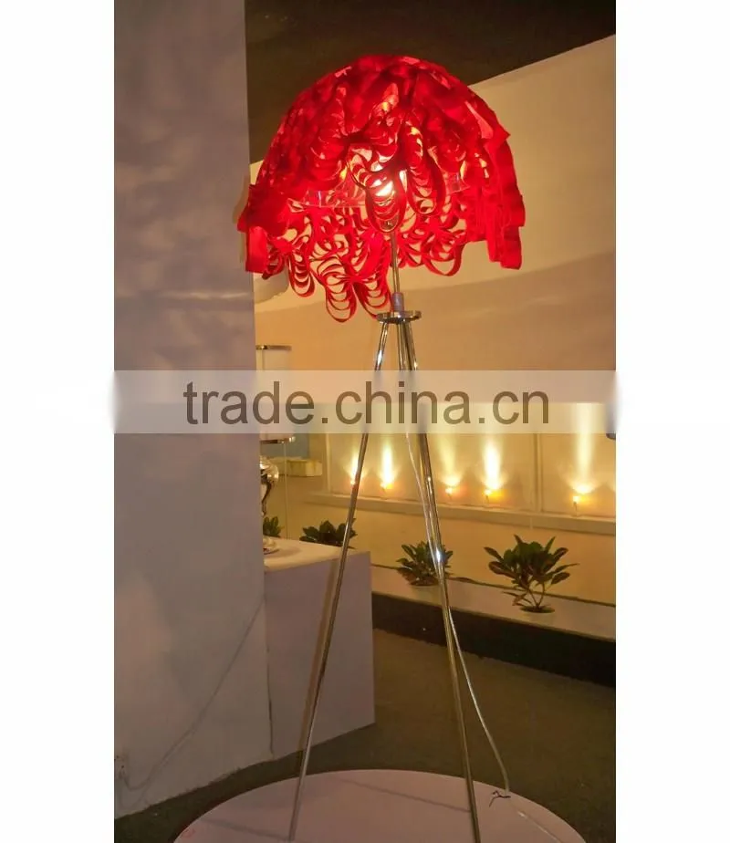 New disign Fashion type floor lamp with modern lighting for red bed floor lights