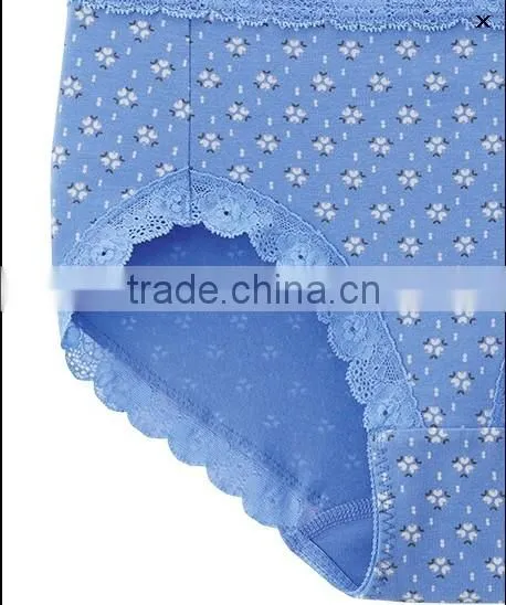 mini flowers high waist girl cotton panties
