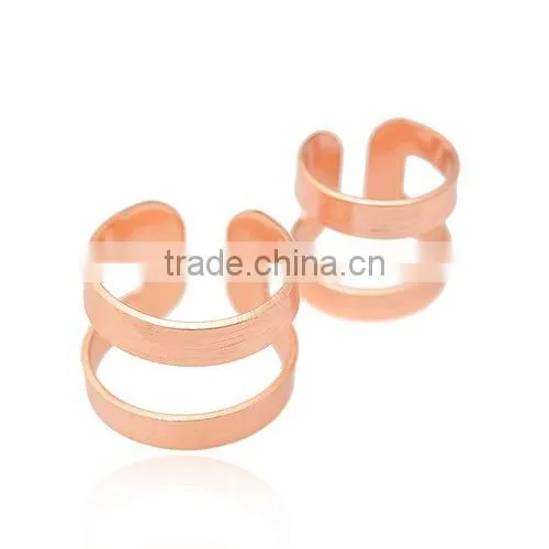 Jewelry In Silver Three Line Midi Knuckle Ring Set